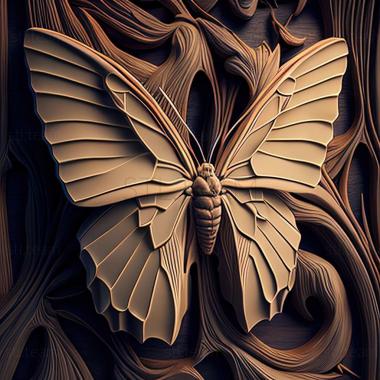 3D model Papilio ascalaphus (STL)